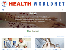 Tablet Screenshot of healthworldnet.com